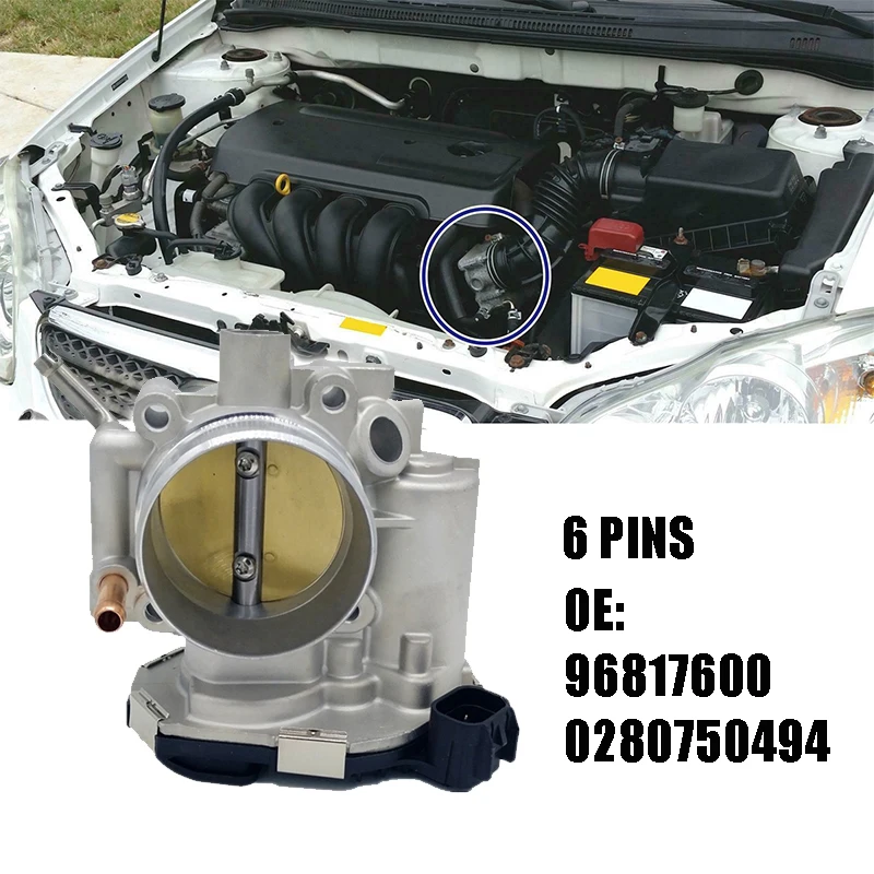 For Chevrolet Cruze 1.6 109 Horse Power 96817600 0280750494 Car Electronic Throttle Body Assembly Car Accessories
For Chevrolet Cruze 1.6 109 Horse Power 96817600 0280750494 Car Electronic Throttle Body Assembly Car Accessories