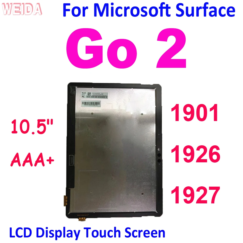 ЖК-дисплей 10,5 "AAA + для Microsoft Surface Go 2 Go2 1901 1926, зеркальный ЖК-дисплей для Surface Go 2 LCD
ЖК-дисплей 10,5 "AAA + для Microsoft Surface Go 2 Go2 1901 1926, зеркальный ЖК-дисплей для Surface Go 2 LCD