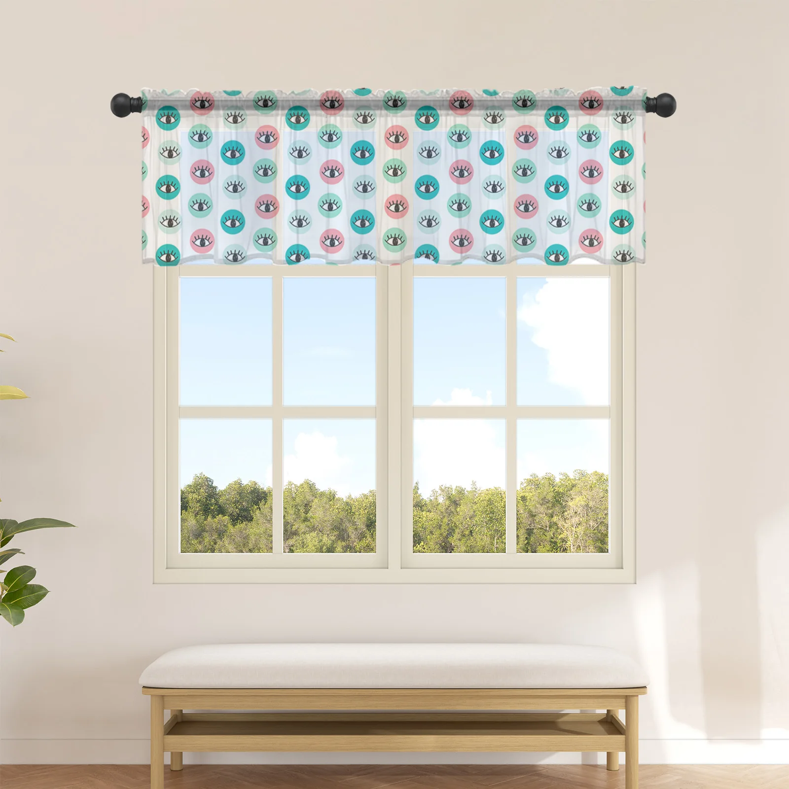 Eyes Eyelashes White Background Short Tulle Curtain Kitchen Small Curtain Sheer Curtain Living Room Home Decor Voile Drapes
Eyes Eyelashes White Background Short Tulle Curtain Kitchen Small Curtain Sheer Curtain Living Room Home Decor Voile Drapes