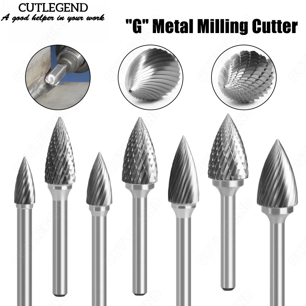 Tungsten Steel Grinding Head Carbide Rotary File G Type Cylindrical Bit End Milling Cutter Single and Double Slot Milling Cutter
Tungsten Steel Grinding Head Carbide Rotary File G Type Cylindrical Bit End Milling Cutter Single and Double Slot Milling Cutter