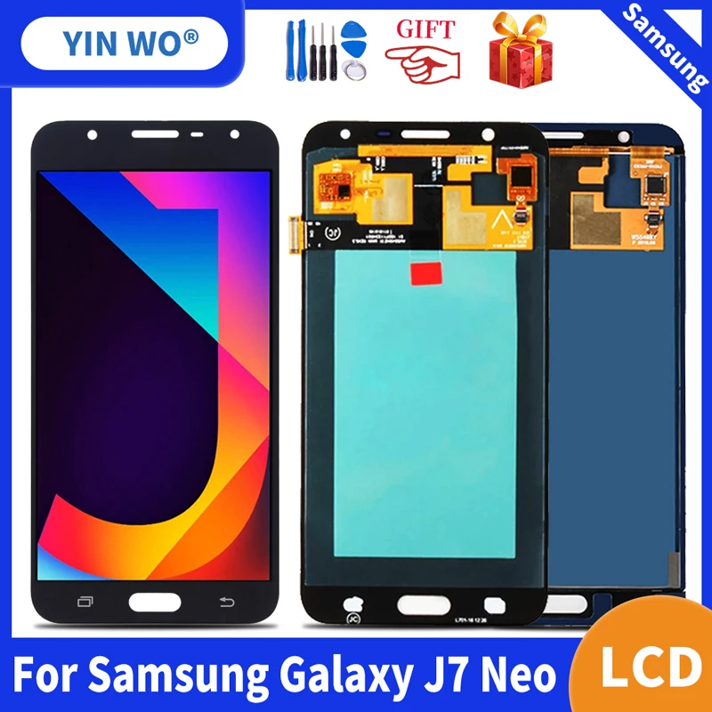 AMOLED Incell Display Screen With Touch Digitizer Accessories For Samsung Galaxy J7 Neo J701 J701F J701M J701MT LCD 
AMOLED Incell Display Screen With Touch Digitizer Accessories For Samsung Galaxy J7 Neo J701 J701F J701M J701MT LCD