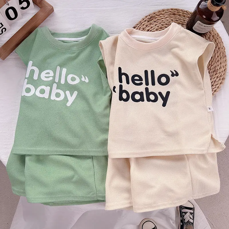 Children New Clothing Summer Beach Toddler Boys T-Shirt Shorts 2pcs Outfits Kids Cartoon Casual Palying Sets Baby Tracksuit
Children New Clothing Summer Beach Toddler Boys T-Shirt Shorts 2pcs Outfits Kids Cartoon Casual Palying Sets Baby Tracksuit