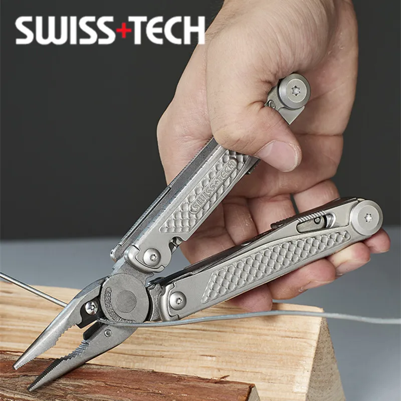 New 18 in 1 SwissTech Folding Multitool Pliers Multi-functional Combination Tool Pliers Folding Scissors EDC Outdoor Equipment
New 18 in 1 SwissTech Folding Multitool Pliers Multi-functional Combination Tool Pliers Folding Scissors EDC Outdoor Equipment