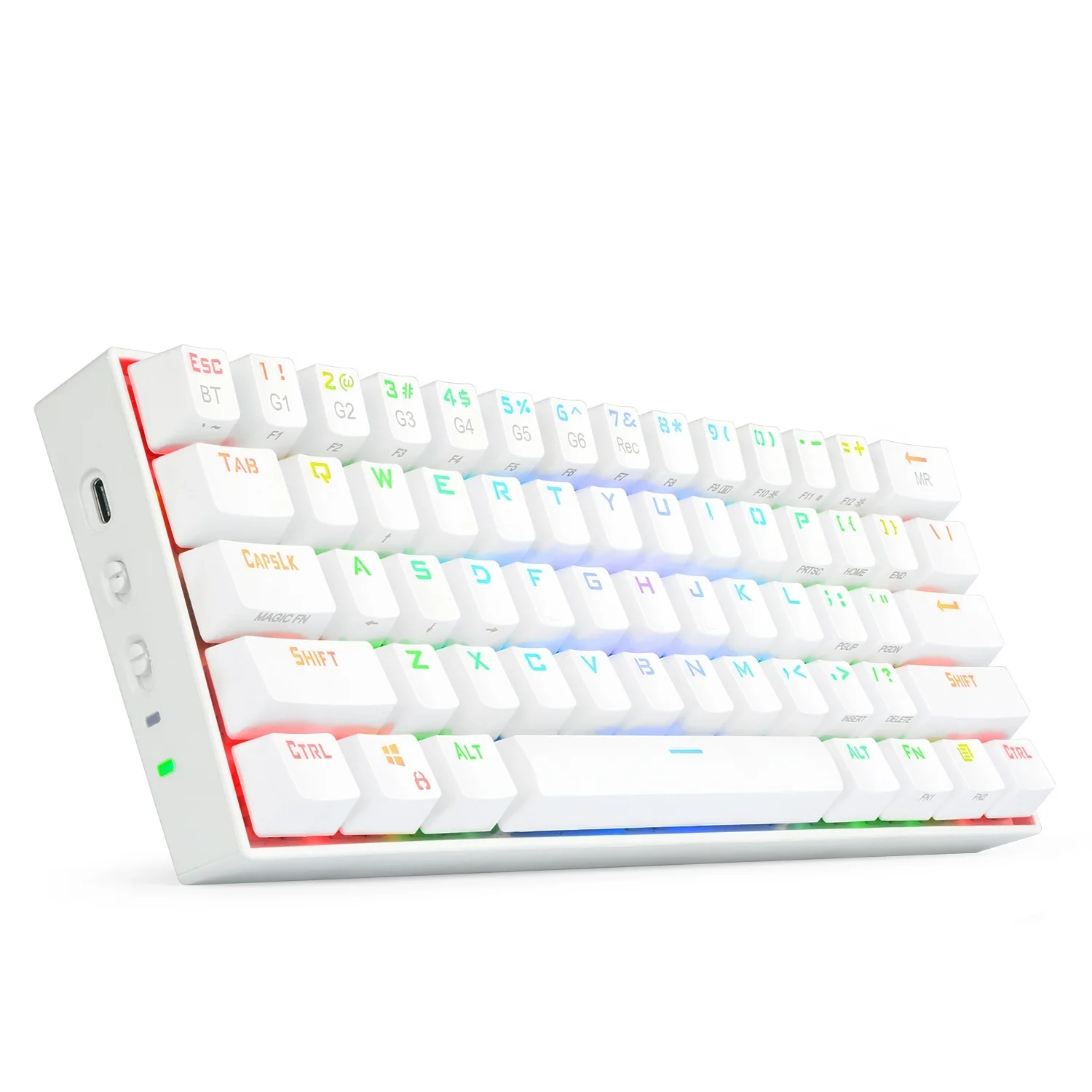 Redragon Draconic K530 RGB Surpport Bluetooth 5,0 Беспроводная USB двойная Механическая игровая клавиатура с 61 клавишами для компьютера
Redragon Draconic K530 RGB Surpport Bluetooth 5,0 Беспроводная USB двойная Механическая игровая клавиатура с 61 клавишами для компьютера