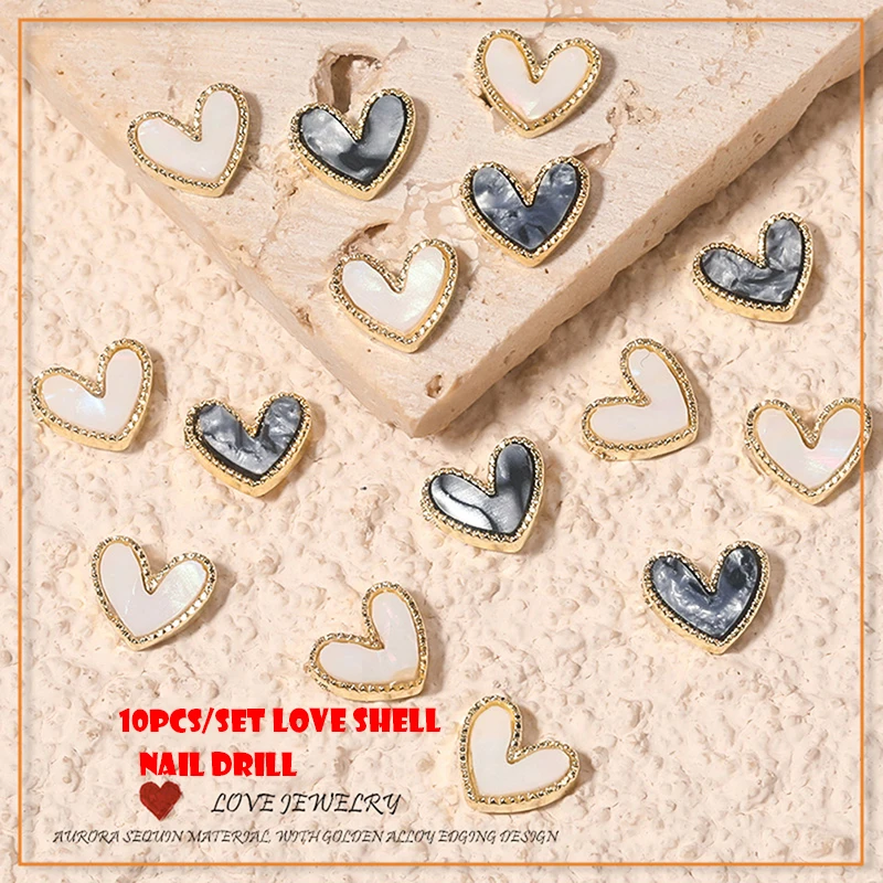 10 шт., градиентные 3D Подвески для ногтей в форме сердца
10 шт., градиентные 3D Подвески для ногтей в форме сердца