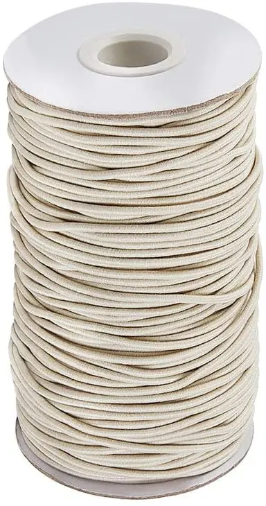75Yards Elastic Cord 2mm Stretch Round String Beading Cord Braided Elastic Cord for DIY Jewelry Making Sewing and Crafting Beige
75Yards Elastic Cord 2mm Stretch Round String Beading Cord Braided Elastic Cord for DIY Jewelry Making Sewing and Crafting Beige