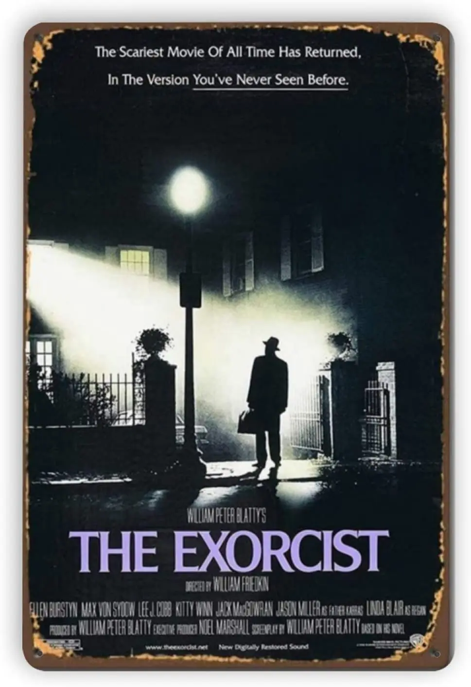 Jiapaper The Exorcist Metal Sign Wall Plaque Vintage Ad Bar Decor Tinplate Metal Signs
Jiapaper The Exorcist Metal Sign Wall Plaque Vintage Ad Bar Decor Tinplate Metal Signs