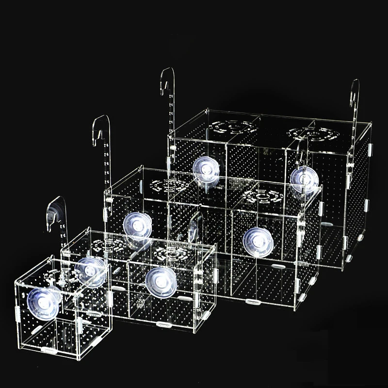 Clear Acrylic Breeding Box Fish Tank Small Fry Aquarium Isolation Box Single Grid Double Grid Incubator Box Aquarium Supplies
Clear Acrylic Breeding Box Fish Tank Small Fry Aquarium Isolation Box Single Grid Double Grid Incubator Box Aquarium Supplies