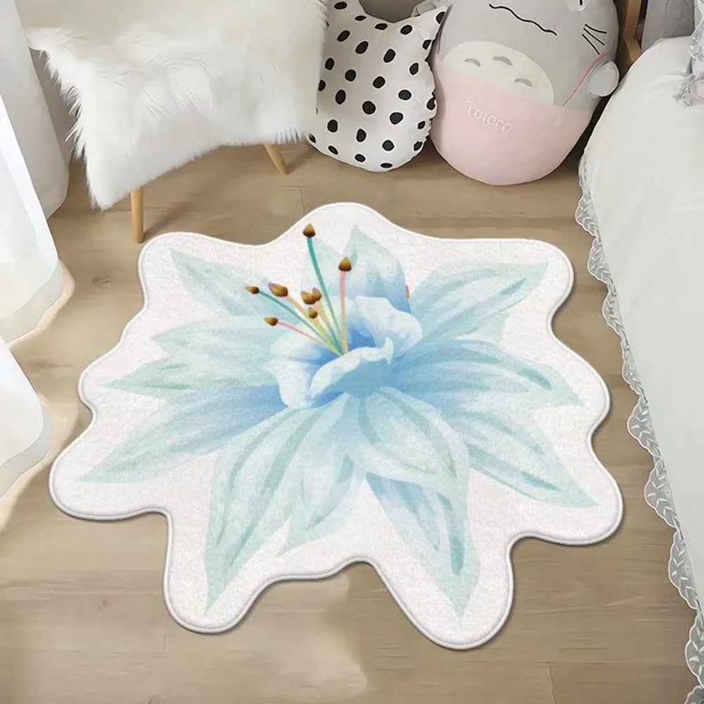 40*40cm Floor Mat Flower Carpet Bedside Blanket Cloakroom Mat For Bathroom Kitchen Laundry Room Living Room Bedroom Home Decor
40*40cm Floor Mat Flower Carpet Bedside Blanket Cloakroom Mat For Bathroom Kitchen Laundry Room Living Room Bedroom Home Decor