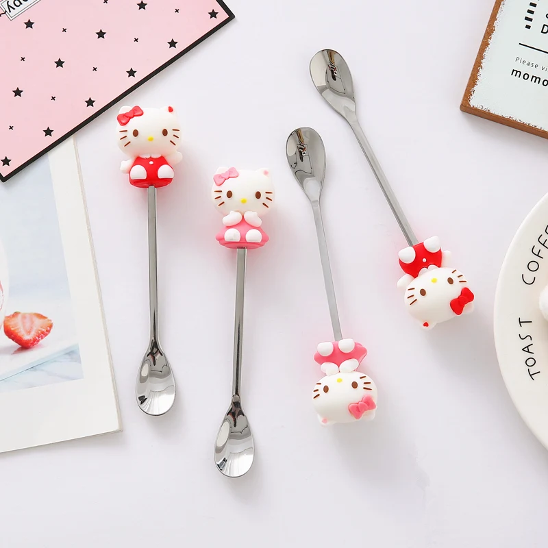 Kawaii Sanrio Hello Kitty Coffee Spoon Anime Figure Ins Style Doll Stainless Steel Milk Tea Mixing Spoon Cup Accessories Gift
Kawaii Sanrio Hello Kitty Coffee Spoon Anime Figure Ins Style Doll Stainless Steel Milk Tea Mixing Spoon Cup Accessories Gift