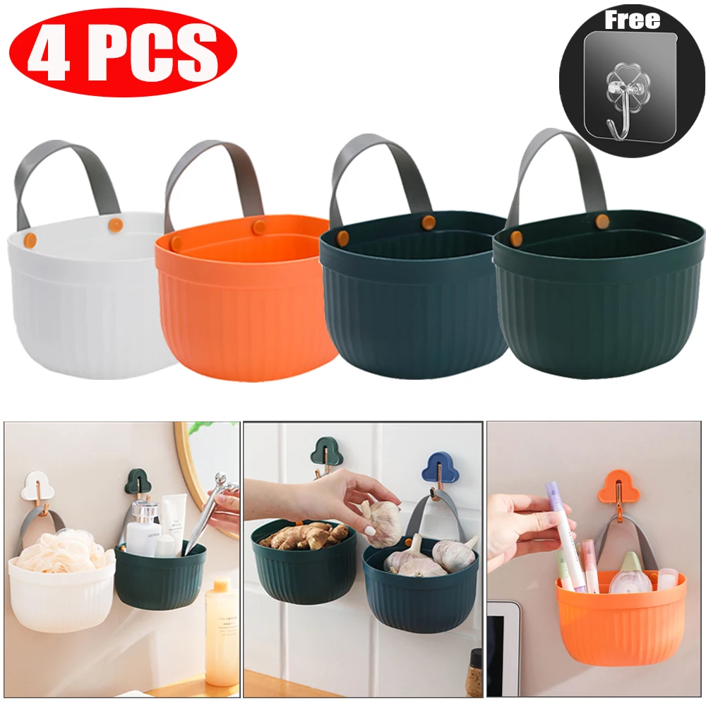 Ins Wall Basket Bathroom Cosmetic Storage Basket Wall-hanging Kitchen Accessories Holder Box Office Stationery Storage Container
Ins Wall Basket Bathroom Cosmetic Storage Basket Wall-hanging Kitchen Accessories Holder Box Office Stationery Storage Container
