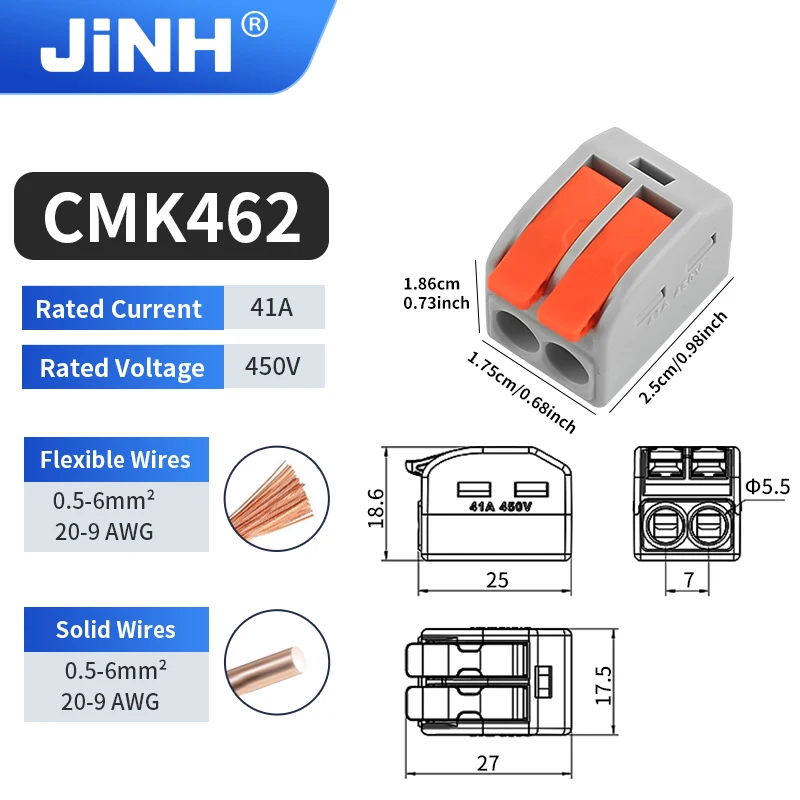 Рычажный проводной разъем CMK, 2/3 контакта, светодиодное освещение, 41А, 450В
Рычажный проводной разъем CMK, 2/3 контакта, светодиодное освещение, 41А, 450В