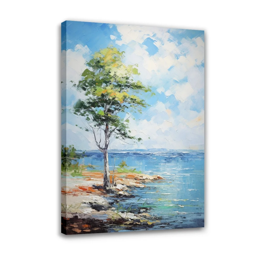 Forbeauty Blue Sea Green Trees Rocks Framed Gallery Canvas Painting Colorful Vase Antique For Home Decoration
Forbeauty Blue Sea Green Trees Rocks Framed Gallery Canvas Painting Colorful Vase Antique For Home Decoration