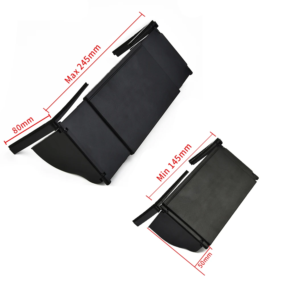 Black Car Navigator Sun Shade GPS Radio Cover Universal Visor Sunshade 6"-10" ABS Accessories Adjustable Durable.
Black Car Navigator Sun Shade GPS Radio Cover Universal Visor Sunshade 6"-10" ABS Accessories Adjustable Durable.