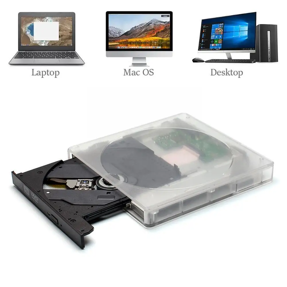Transparent DVD Player Burner Laptop Desktop Bookshelf Home DVD Movies Music CDS Pictures Playback For Adults Children Usb3 C3Z4
Transparent DVD Player Burner Laptop Desktop Bookshelf Home DVD Movies Music CDS Pictures Playback For Adults Children Usb3 C3Z4