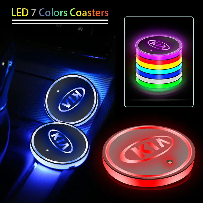 Car Logo Mat Electronic Glow Coaster USB Charge Auto Pad for KIA K2 K3 K4 K5 K6 K7 KX5 Sorento 2019 Sportage R Rio Soul Goods
Car Logo Mat Electronic Glow Coaster USB Charge Auto Pad for KIA K2 K3 K4 K5 K6 K7 KX5 Sorento 2019 Sportage R Rio Soul Goods
