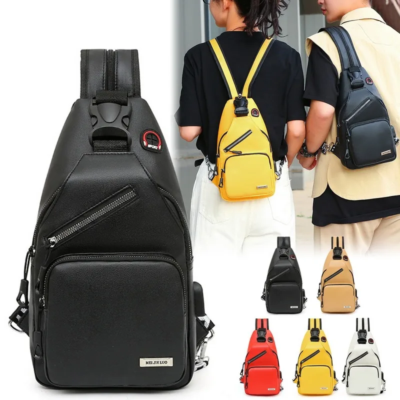 Men Casual Small Backpack Women Girls Chest Bag With USB Charging Port Female Crossbody Bags Women Cycling Sports Shoulder Bags
Men Casual Small Backpack Women Girls Chest Bag With USB Charging Port Female Crossbody Bags Women Cycling Sports Shoulder Bags