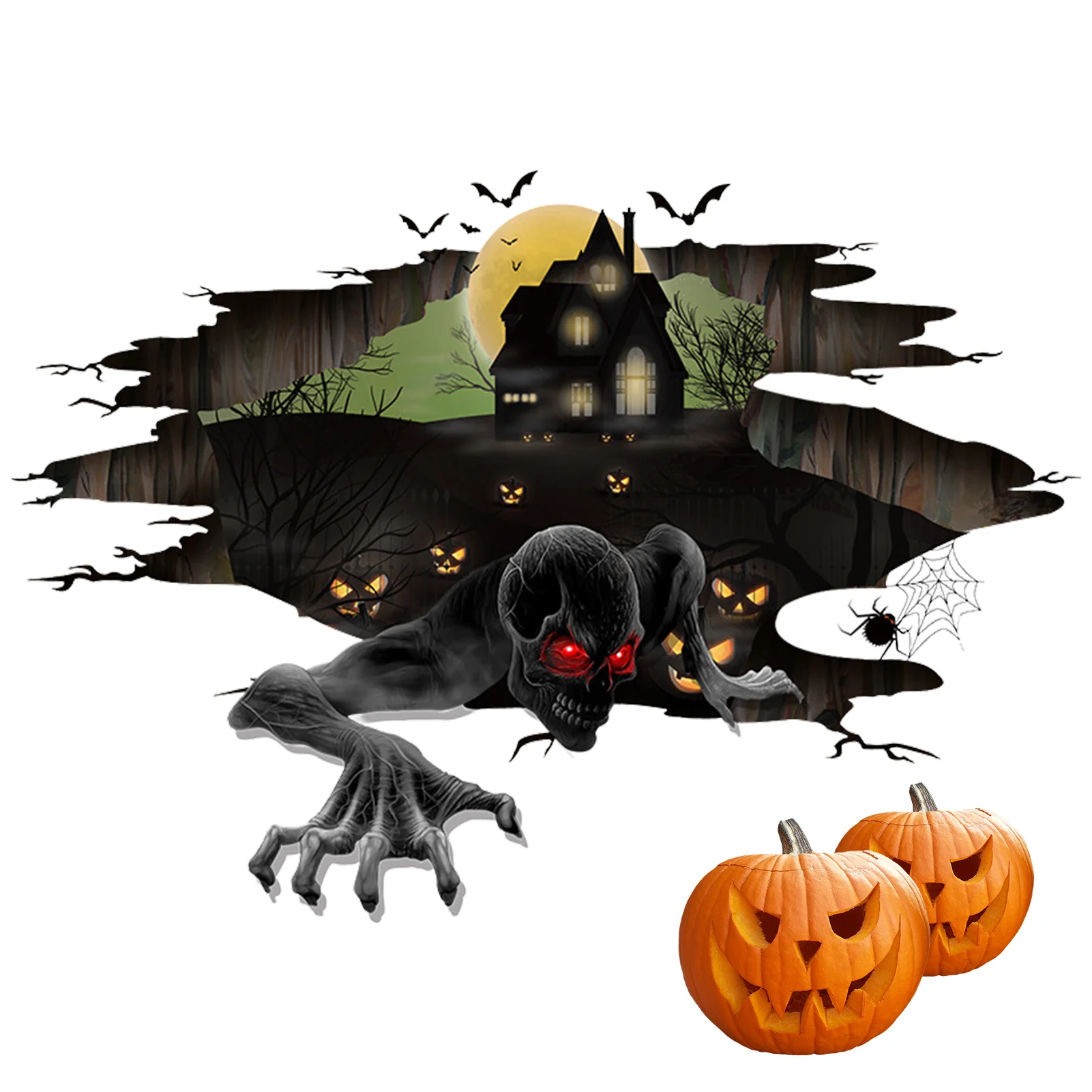 Scary 3D Floor Sticker Halloween Bat Wall Sticker 3D Bat Halloween Decoration Stickers DIY Halloween Murals Wallpaper Wall Decor
Scary 3D Floor Sticker Halloween Bat Wall Sticker 3D Bat Halloween Decoration Stickers DIY Halloween Murals Wallpaper Wall Decor