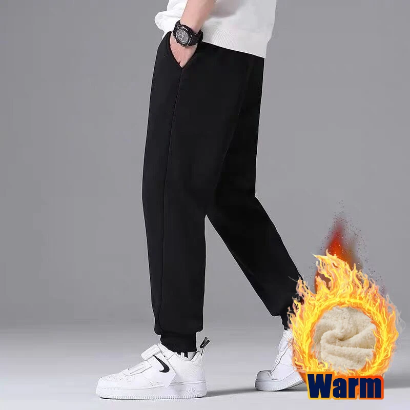Lamb Down Pants for Men In Autumn and Winter Plush and Thickened Leggings for Men Warm Solid Color Casual Pants 
Lamb Down Pants for Men In Autumn and Winter Plush and Thickened Leggings for Men Warm Solid Color Casual Pants