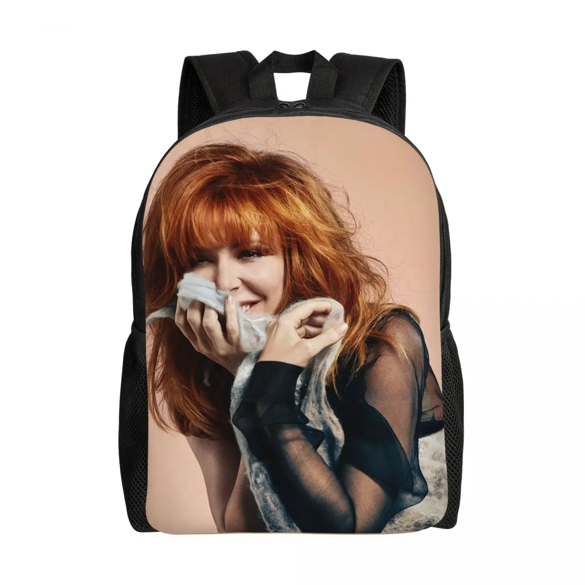 Custom Mylene Farmer Backpacks Women Men Casual Bookbag for College School Bags
Custom Mylene Farmer Backpacks Women Men Casual Bookbag for College School Bags
