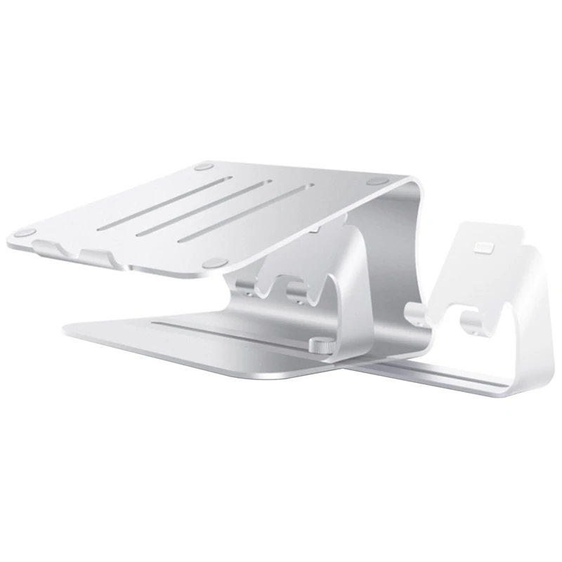 MOOL Notebook Computer Stand, Tablet Computer Mobile Phone Aluminum Alloy Desktop Computer Stand 2-In-1 Universal Stand
MOOL Notebook Computer Stand, Tablet Computer Mobile Phone Aluminum Alloy Desktop Computer Stand 2-In-1 Universal Stand