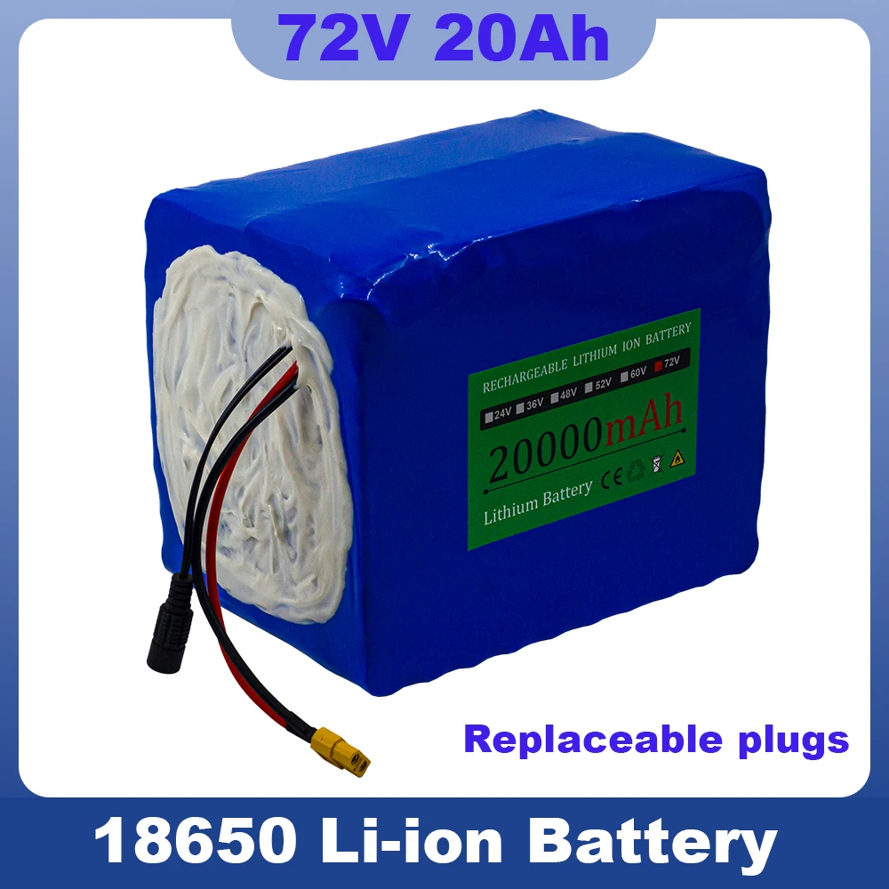 18650 lithium ion rechargeable battery 72V 20Ah 20s6p 3200mAh battery for e-bike motorcycle bms battery with charger
18650 lithium ion rechargeable battery 72V 20Ah 20s6p 3200mAh battery for e-bike motorcycle bms battery with charger