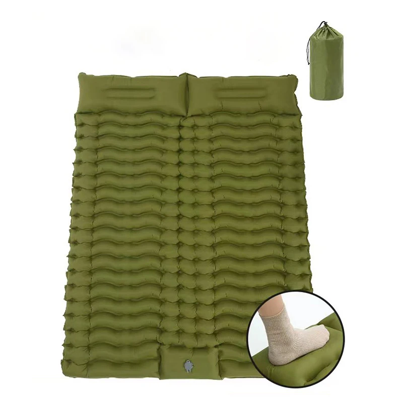 Inflatable Mattress Double/Single Camping Mat with Air Pillow Portable Air Mattress Waterproof Backpacking Sleeping Pad
Inflatable Mattress Double/Single Camping Mat with Air Pillow Portable Air Mattress Waterproof Backpacking Sleeping Pad