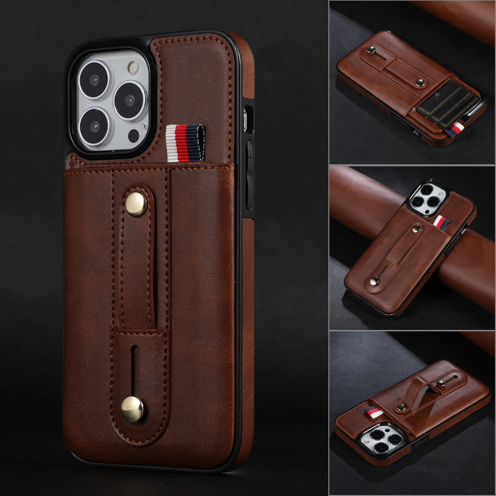 Suitable for iPhone14pro New Mobile Phone Case Creative Ring Buckle 13 11promax Mobile Phone Leather Cover Card 8plus Protection
Suitable for iPhone14pro New Mobile Phone Case Creative Ring Buckle 13 11promax Mobile Phone Leather Cover Card 8plus Protection