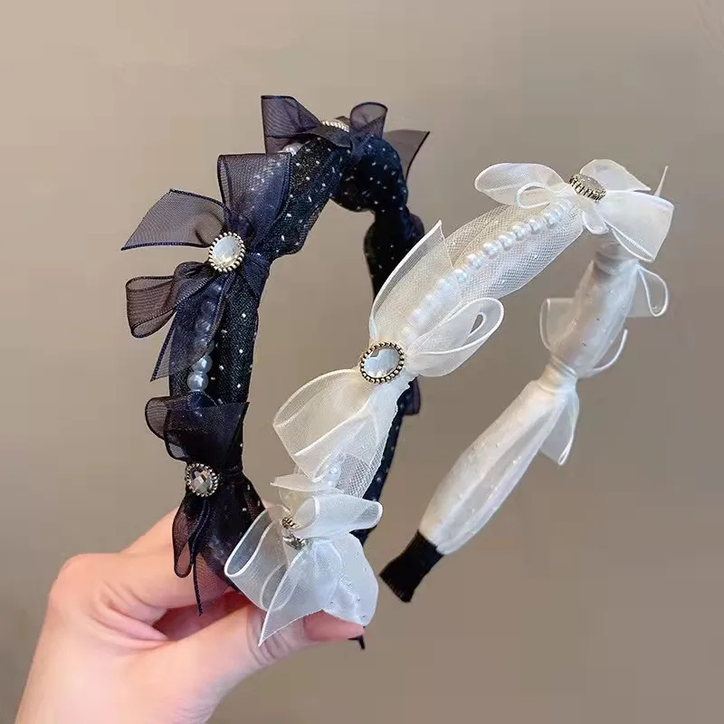 Crystal Pearl Lace Hairbands For Women Korea Headband For Girls Hair Accessories Hair Band Floar Crown Headbands Head Wrap
Crystal Pearl Lace Hairbands For Women Korea Headband For Girls Hair Accessories Hair Band Floar Crown Headbands Head Wrap