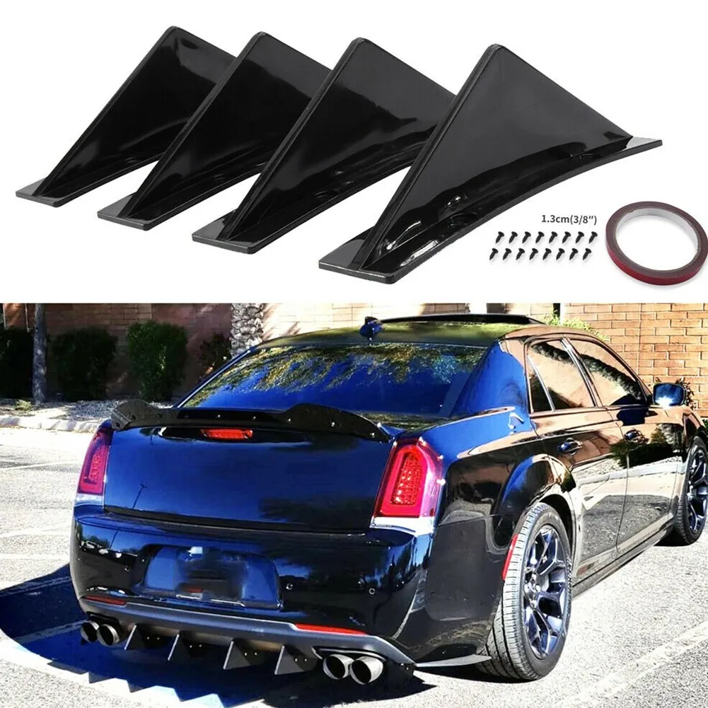 1set Universal Car Rear Bumper Lip Diffuser Splitter Spoiler Scratch Protector Fin Trim Cap Hot Sale Quality For Chrysler 300
1set Universal Car Rear Bumper Lip Diffuser Splitter Spoiler Scratch Protector Fin Trim Cap Hot Sale Quality For Chrysler 300