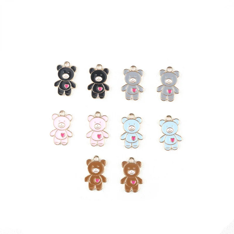 5pcs Cute Enamel Hearts Bear Alloy Animal Charm Pendants for Jewelry Making Accessories diy Earrings Bracelets Wholesale Crafts
5pcs Cute Enamel Hearts Bear Alloy Animal Charm Pendants for Jewelry Making Accessories diy Earrings Bracelets Wholesale Crafts