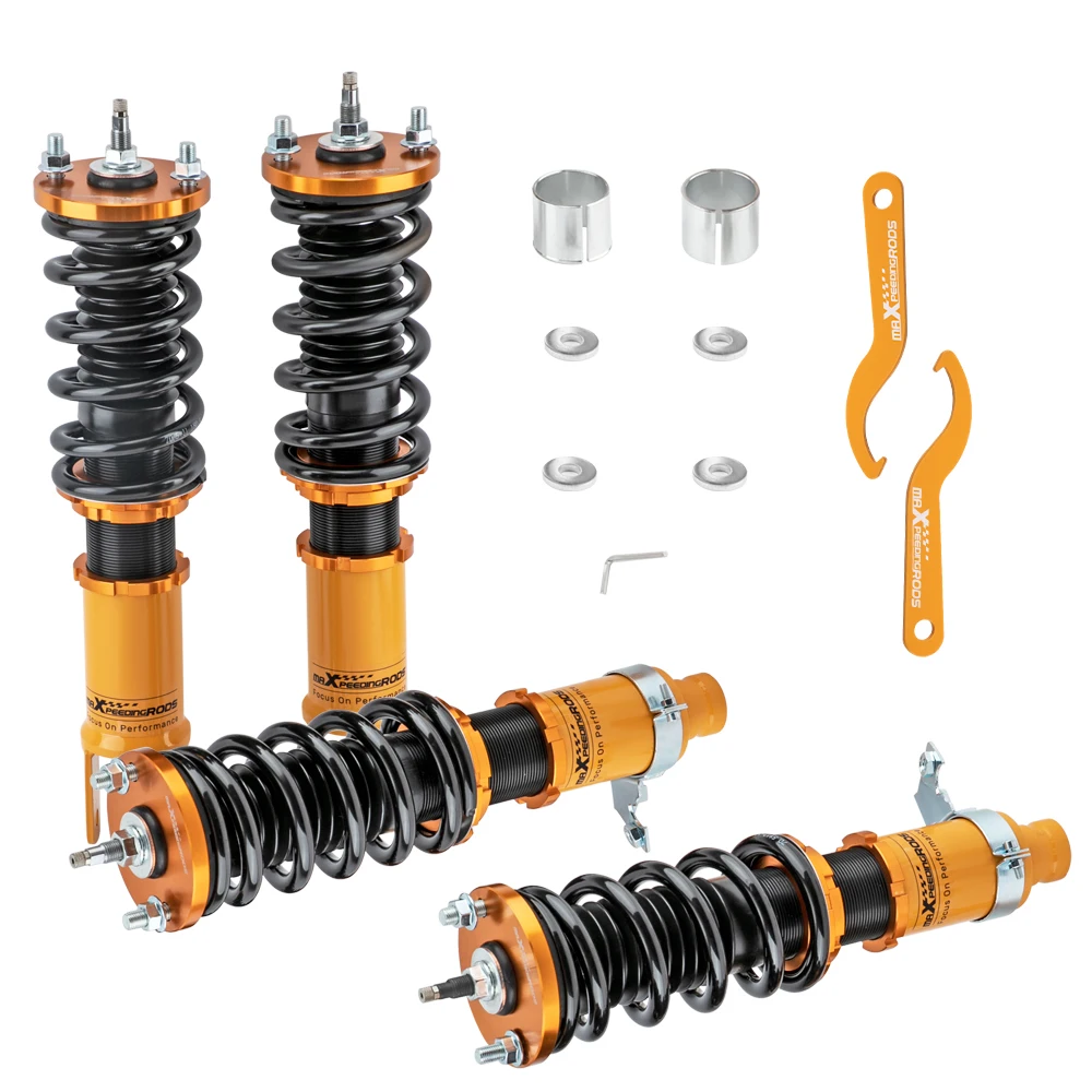 

Coilovers 24 Way Damping For Honda Civic 1996-2000 Shock Absorber & Coil Spring for Hatchback (EF) /Sedan (ED) 88-91 Coil Strut