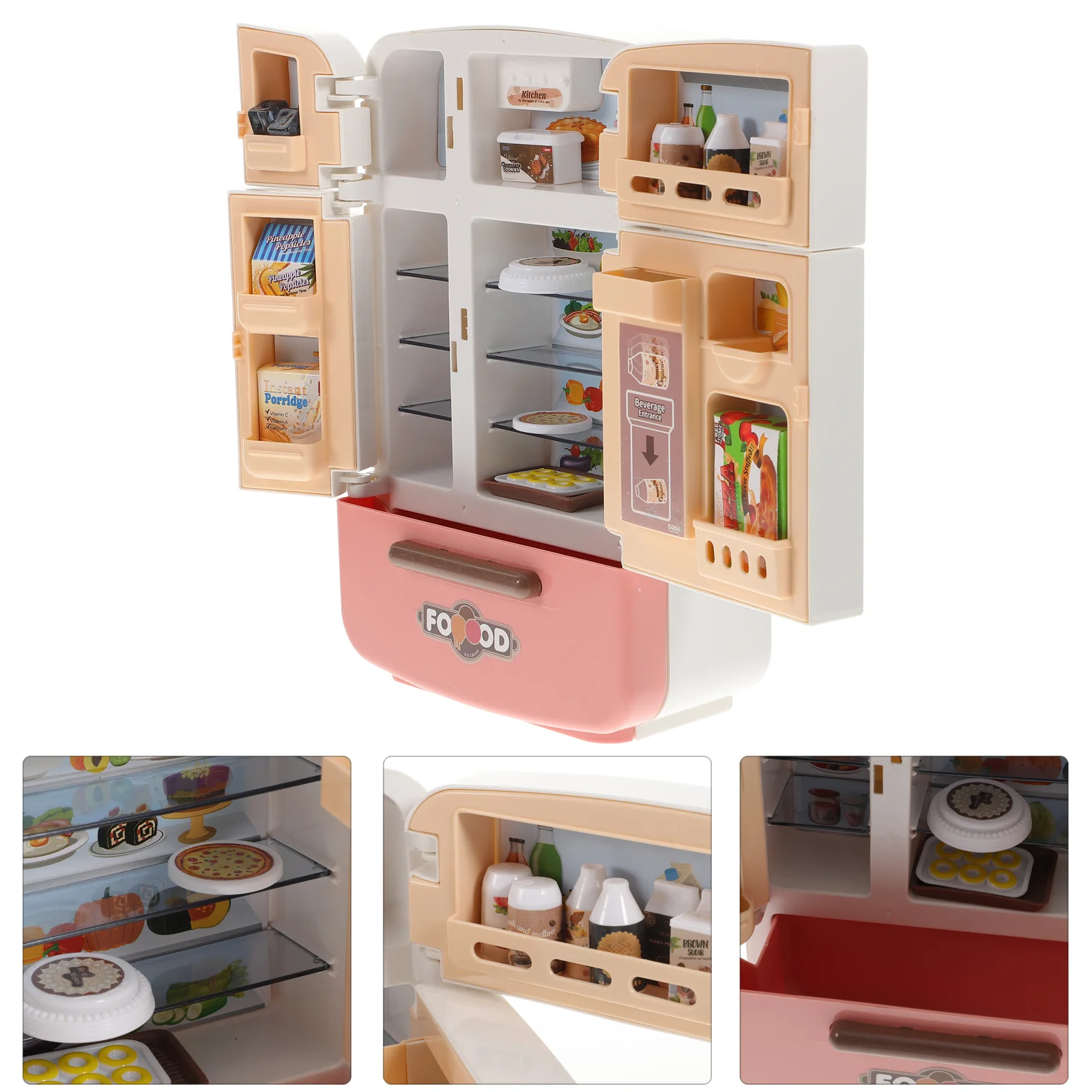 1 Set Toy Refrigerator Mini Food Set Funny Miniature House Decoration Accessories Doll's
1 Set Toy Refrigerator Mini Food Set Funny Miniature House Decoration Accessories Doll's