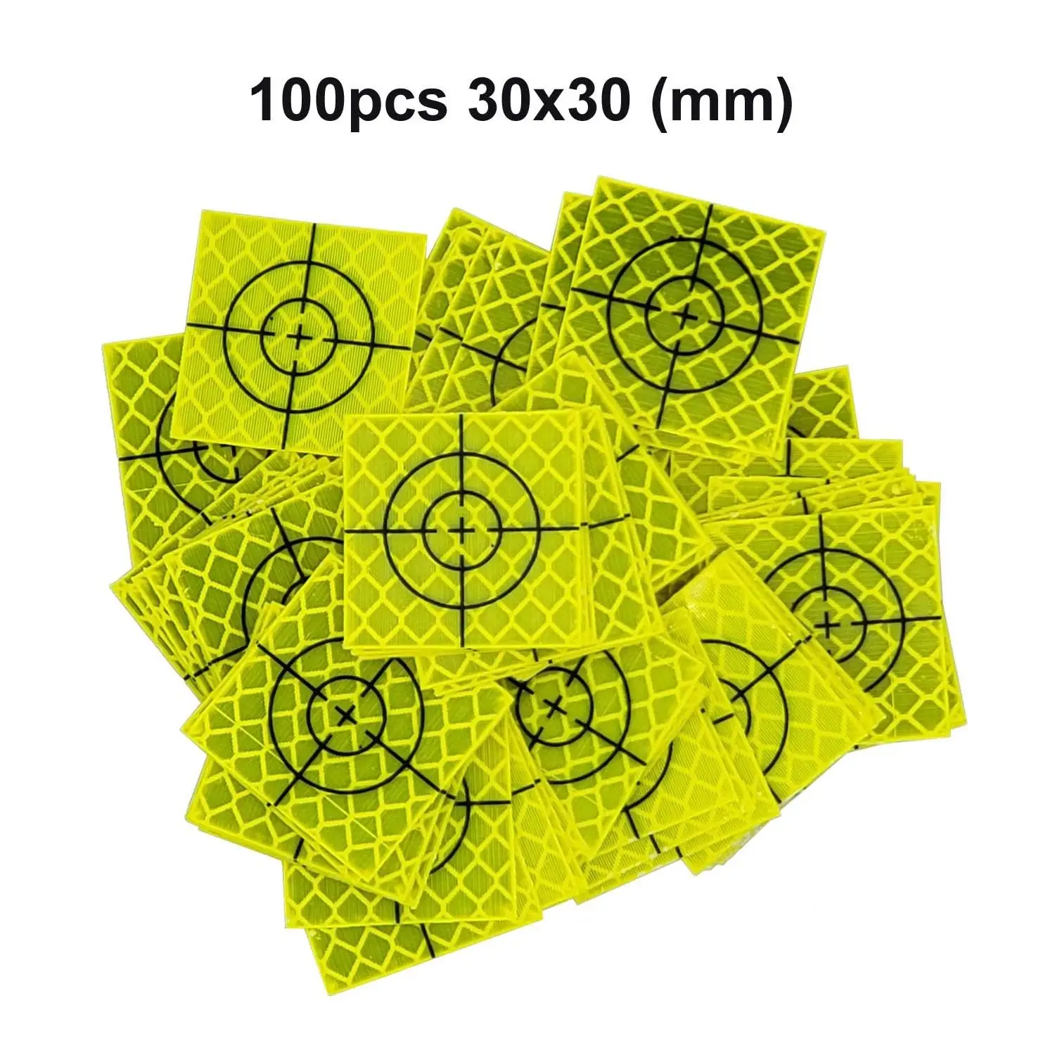 100pcs 20/30/40/50/60mm Reflector Sheet Target Total Station Reflector Fluorescent Yellow Reflector Sheet
100pcs 20/30/40/50/60mm Reflector Sheet Target Total Station Reflector Fluorescent Yellow Reflector Sheet