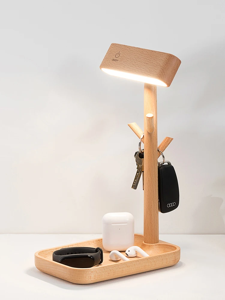 Nordic LED Table Lamp Solid Wood Shelf Texture Jewelry Rack Key Storage Reading Night Light
Nordic LED Table Lamp Solid Wood Shelf Texture Jewelry Rack Key Storage Reading Night Light