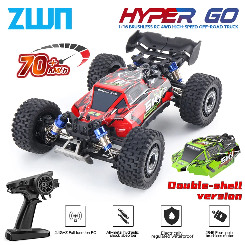 MJX 16207 70KM/H Brushless RC Car 4WD Electric High Speed Off-Road Remote Control Drift Monster Truck for Kids VS WLtoys 144010
MJX 16207 70KM/H Brushless RC Car 4WD Electric High Speed Off-Road Remote Control Drift Monster Truck for Kids VS WLtoys 144010
