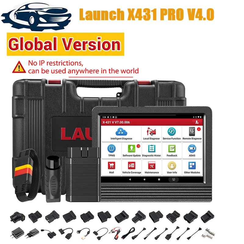 Диагностический сканер LAUNCH X431 V V4.0 Pro, инструмент для диагностики автомобиля, для кодирования ECU, с поддержкой OBD2
Диагностический сканер LAUNCH X431 V V4.0 Pro, инструмент для диагностики автомобиля, для кодирования ECU, с поддержкой OBD2