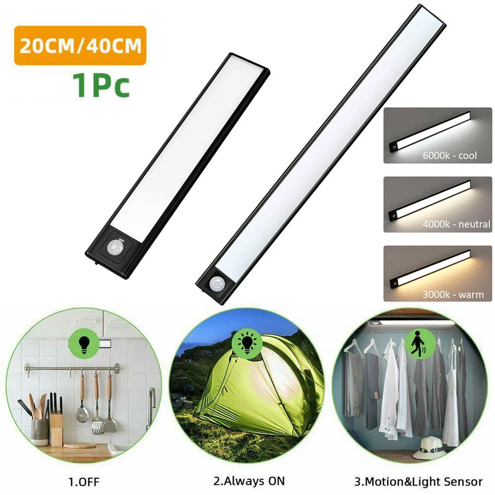 3Colour One-Key LED Closet Light PIR LED Motion Sensor Light USB Rechargeable Night Light LED Lamp For Wardrob Cabinet Closet
3Colour One-Key LED Closet Light PIR LED Motion Sensor Light USB Rechargeable Night Light LED Lamp For Wardrob Cabinet Closet