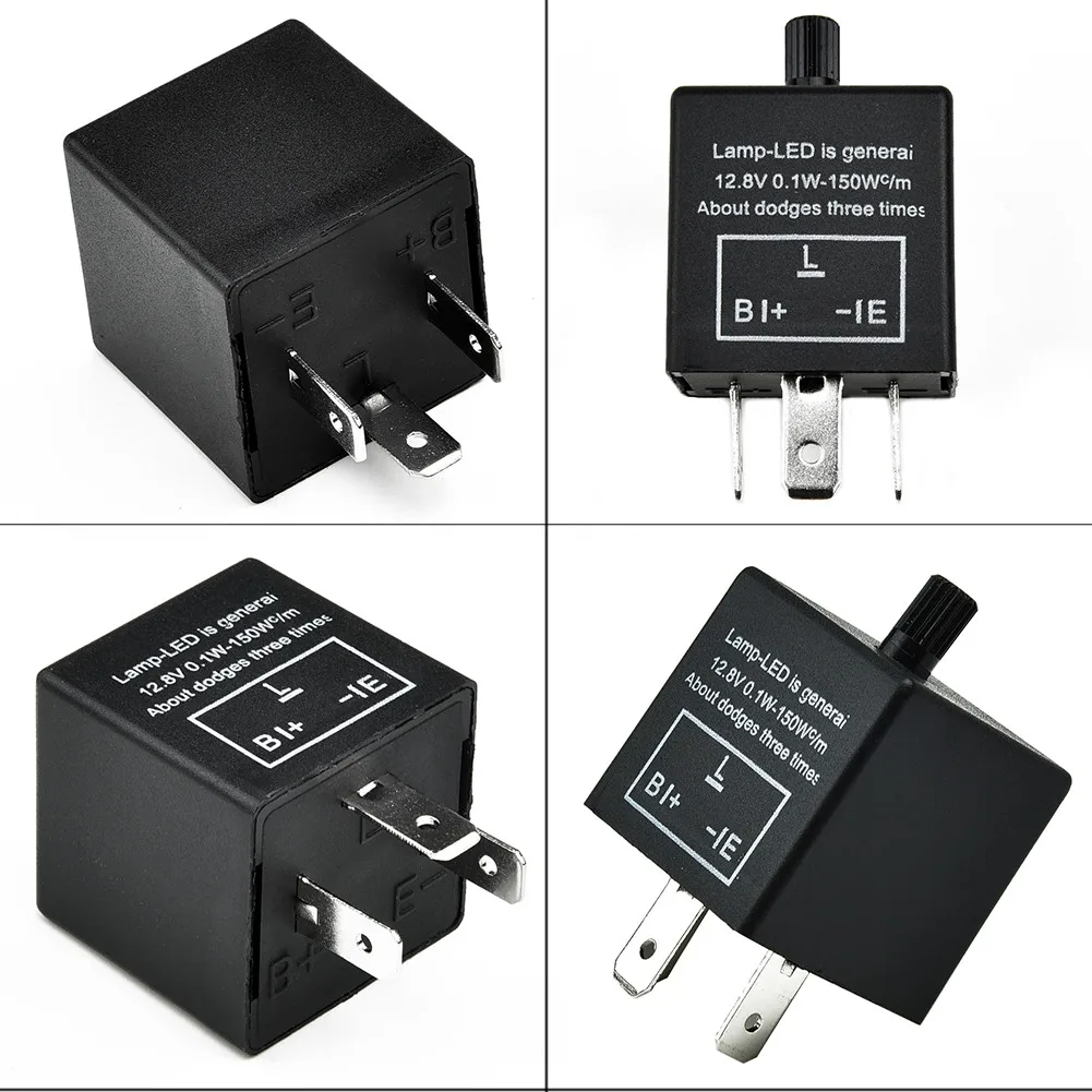 3 Pin Car Motorcycle LED Flasher Relay Adjustable Freauency Universal Electronic 12V For Turn Signal Light Blinker High Quality
3 Pin Car Motorcycle LED Flasher Relay Adjustable Freauency Universal Electronic 12V For Turn Signal Light Blinker High Quality
