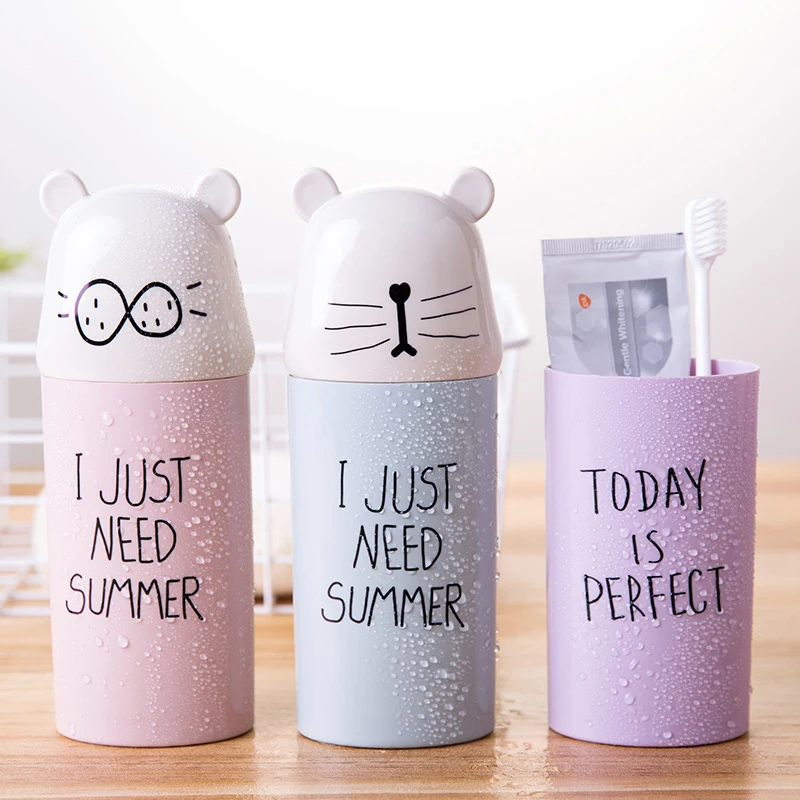 Portable Travel Toothbrush Cup Cartoon Bear Cover Toothpaste Holder Bathroom Organizer Accessories Teeth Brush Storage Case Box
Portable Travel Toothbrush Cup Cartoon Bear Cover Toothpaste Holder Bathroom Organizer Accessories Teeth Brush Storage Case Box