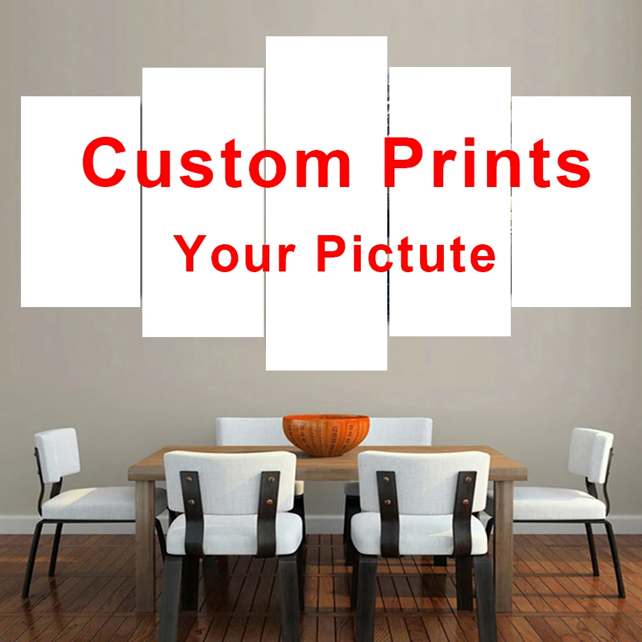 Ready To Hang 5 Pieces Wall Art Custom Poster Customs You Photo on Canvas For Living Room With Framed Painting
Ready To Hang 5 Pieces Wall Art Custom Poster Customs You Photo on Canvas For Living Room With Framed Painting