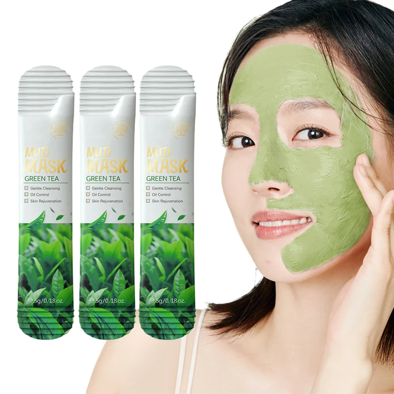 5pcs Green Tea Mud Mask Portable Moisturizing Skin Care Mask Individual Packaging Nourishing Skin Repair Skin Barrier Face Mask
5pcs Green Tea Mud Mask Portable Moisturizing Skin Care Mask Individual Packaging Nourishing Skin Repair Skin Barrier Face Mask