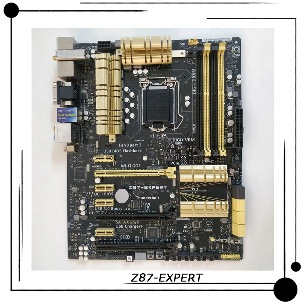 Z87-EXPERT для ASUS Desktop Micro ATX Материнская плата Intel Z87 Core i7/i5/i3/Celeron/Pentium LGA 1150 DDR3 100% протестирована Быстрая доставка
Z87-EXPERT для ASUS Desktop Micro ATX Материнская плата Intel Z87 Core i7/i5/i3/Celeron/Pentium LGA 1150 DDR3 100% протестирована Быстрая доставка