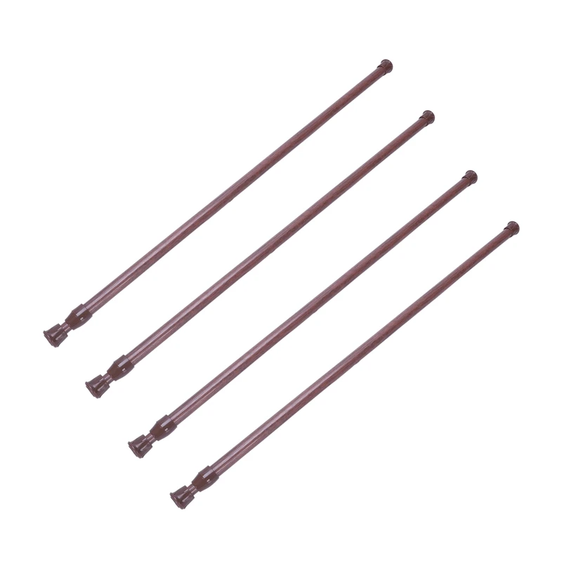 4X Extendable Telescopic Spring Loaded Net Voile Tension Curtain Rail Pole Rods,55-90Cm,Wood Color
4X Extendable Telescopic Spring Loaded Net Voile Tension Curtain Rail Pole Rods,55-90Cm,Wood Color