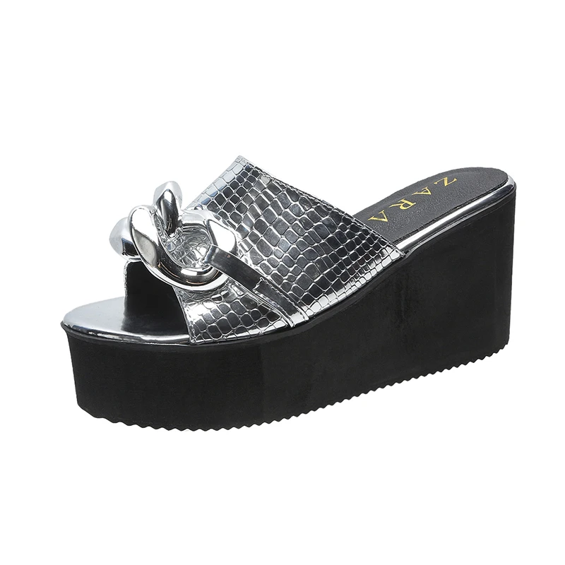 Rhinestone Slippers Women Outdoor Beach Slippers Woman High Heels Sandals Open Toe Wedge Heels Summer Platform Slippers Black
Rhinestone Slippers Women Outdoor Beach Slippers Woman High Heels Sandals Open Toe Wedge Heels Summer Platform Slippers Black