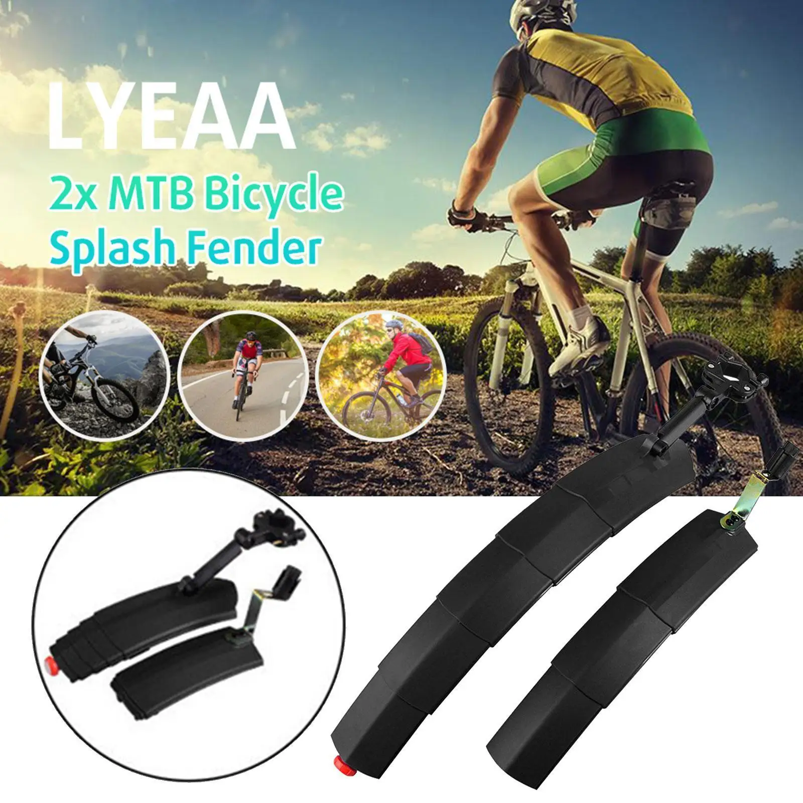 Mountain Bike Telescopic Mudguard 26 Folding Ultralight Rear Inches Retractable Mud Guard Bicycle T9i3
Mountain Bike Telescopic Mudguard 26 Folding Ultralight Rear Inches Retractable Mud Guard Bicycle T9i3