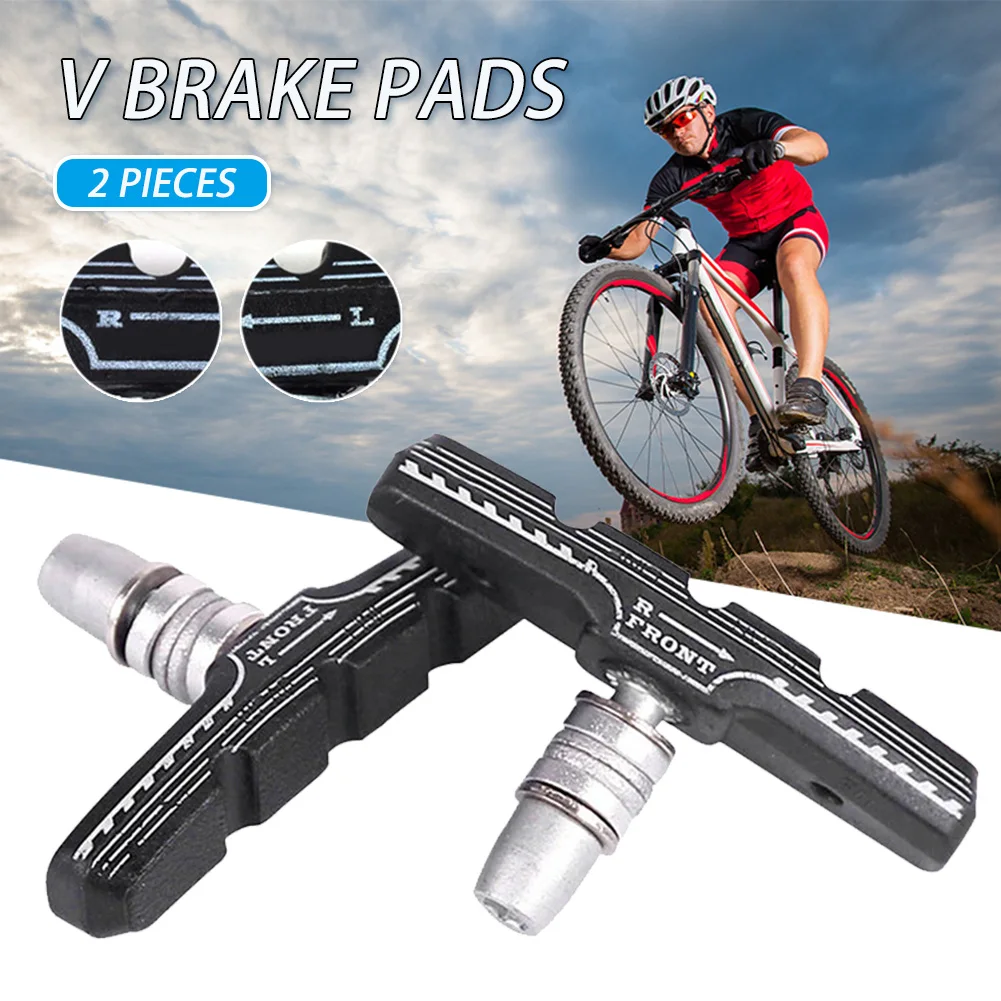 Universal Mtb Road V-Brake Pads Outdoor Sport Cycling Accessories Brake Pads With Nuts And Spacers 70mm Threaded Brake Blocks
Universal Mtb Road V-Brake Pads Outdoor Sport Cycling Accessories Brake Pads With Nuts And Spacers 70mm Threaded Brake Blocks