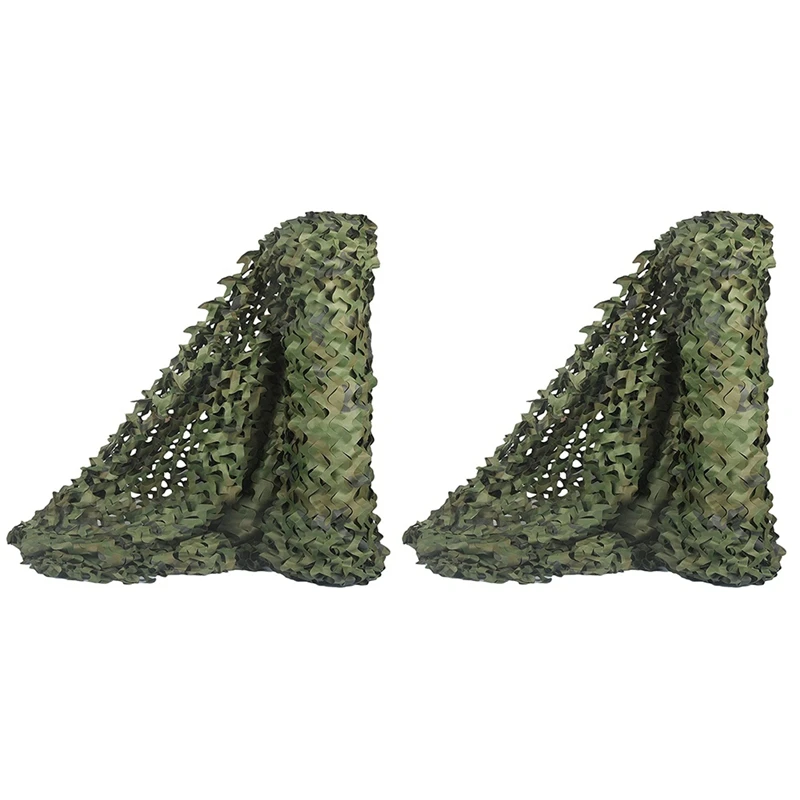 2X Hunting Camouflage Nets Woodland Camo Netting Blinds Great For Sunshade Camping Hunting Decoration,4Mx2m & 5Mx2m
2X Hunting Camouflage Nets Woodland Camo Netting Blinds Great For Sunshade Camping Hunting Decoration,4Mx2m & 5Mx2m