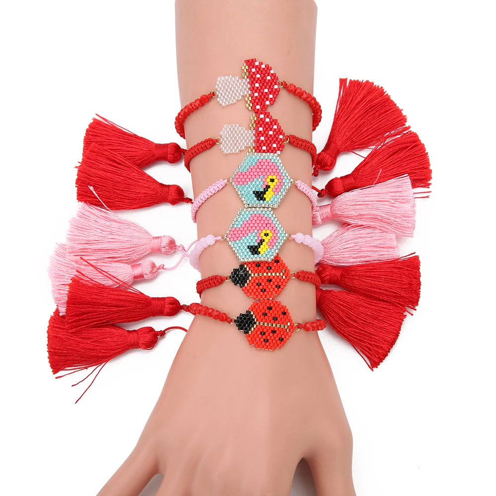 YASTYT Three Beetle Bracelets Style Handmade Woven MIYUKI Beads Charm Tassel Bracelet
YASTYT Three Beetle Bracelets Style Handmade Woven MIYUKI Beads Charm Tassel Bracelet