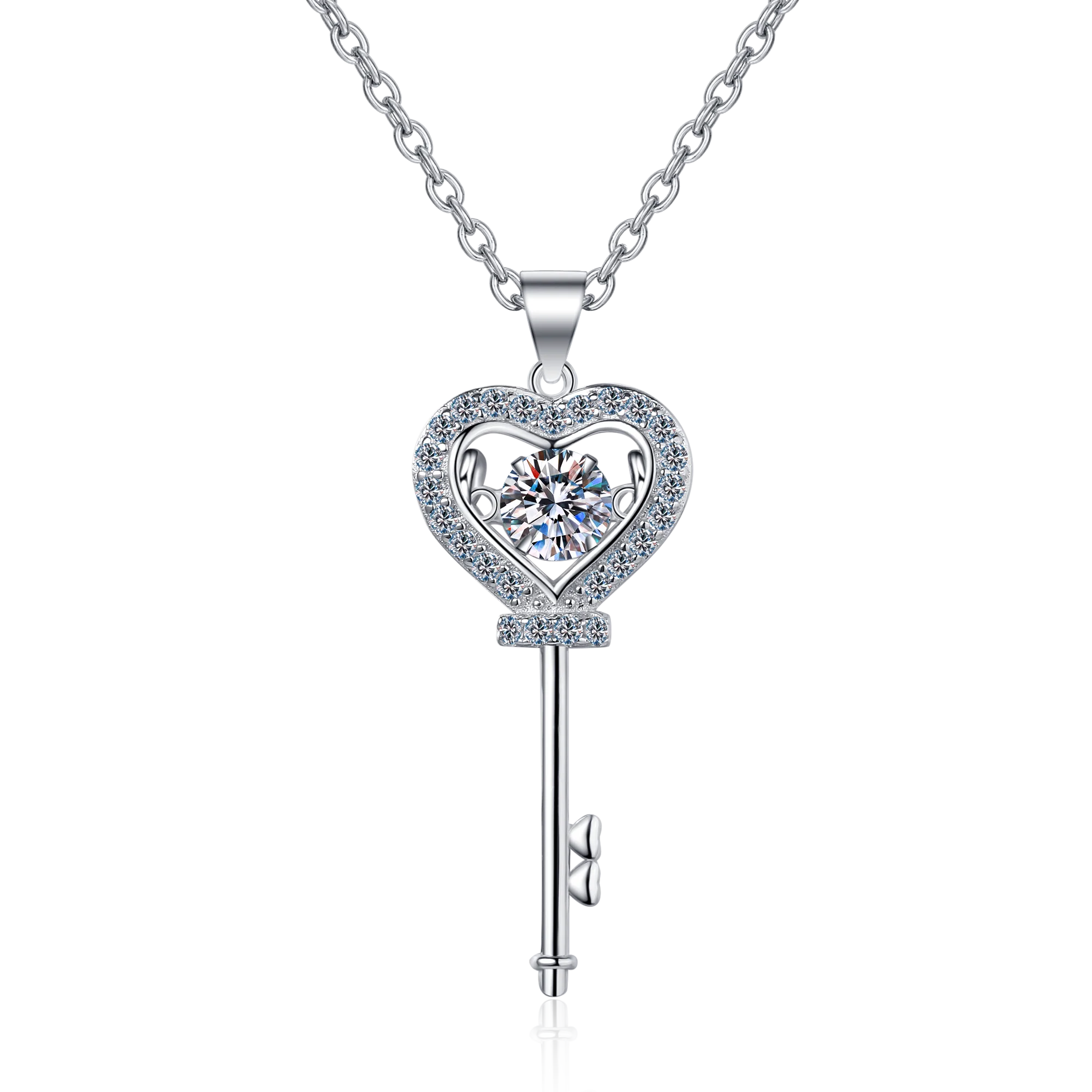 Aisne Real VVS 0.5 Carat Moissanite Pendant Necklace For Women Top Quality 925 Sterling Silver Wedding Party Bridal Fine Jewelry
Aisne Real VVS 0.5 Carat Moissanite Pendant Necklace For Women Top Quality 925 Sterling Silver Wedding Party Bridal Fine Jewelry
